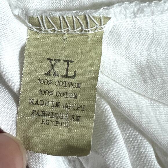 Tory Burch Blue Heart Tee Shirt Hurricane Sandy Relief 2012 Egyptian Cotton - Picture 8 of 8